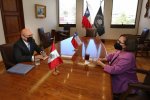 Audiencia a embajador de Perú en Chile.