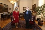 Reunión protocolar de la Presidenta del Senado con Embajador de Rusia en Chile.