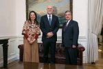 Reunión protocolar con Ministro Segpres y subsecretaria