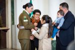 Ceremonia de ascenso de la Guardia de Carabineros del Congreso Nacional