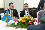 Visita de parlamentarios del Parlamento de Suecia