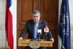 Presidente del Senado realiza punto de prensa